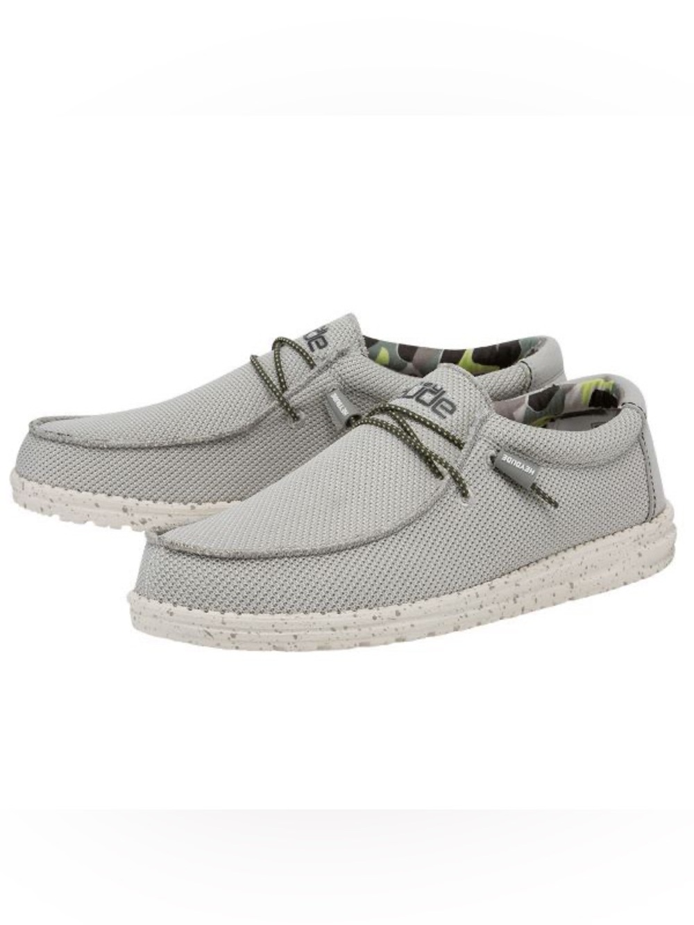 Hey Dude Men’s Wally Sox (Fog) size 12